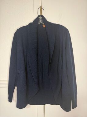 Quince Mongolian Spring Cashmere Open Cardigan Sweater M